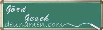Görd Gesch Visitenkarte